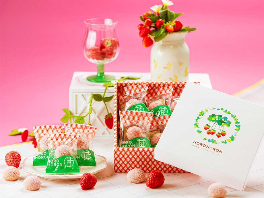 栃木県産いちごのほろほろクッキー「HOROHORON」（8個入）