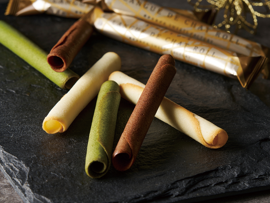 Set of 3 Langue de Chat Rolls