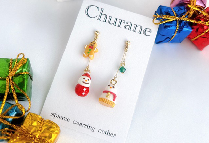 Santa and Snowman Earrings