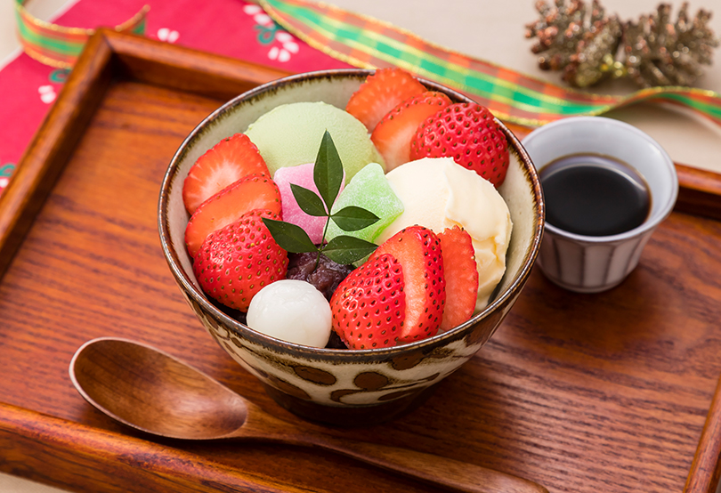 Winter limited edition Yukimi Anmitsu